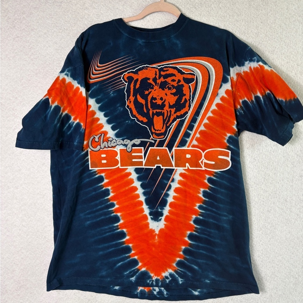 NFL Orange  & Blue Logo Tag Close-Up